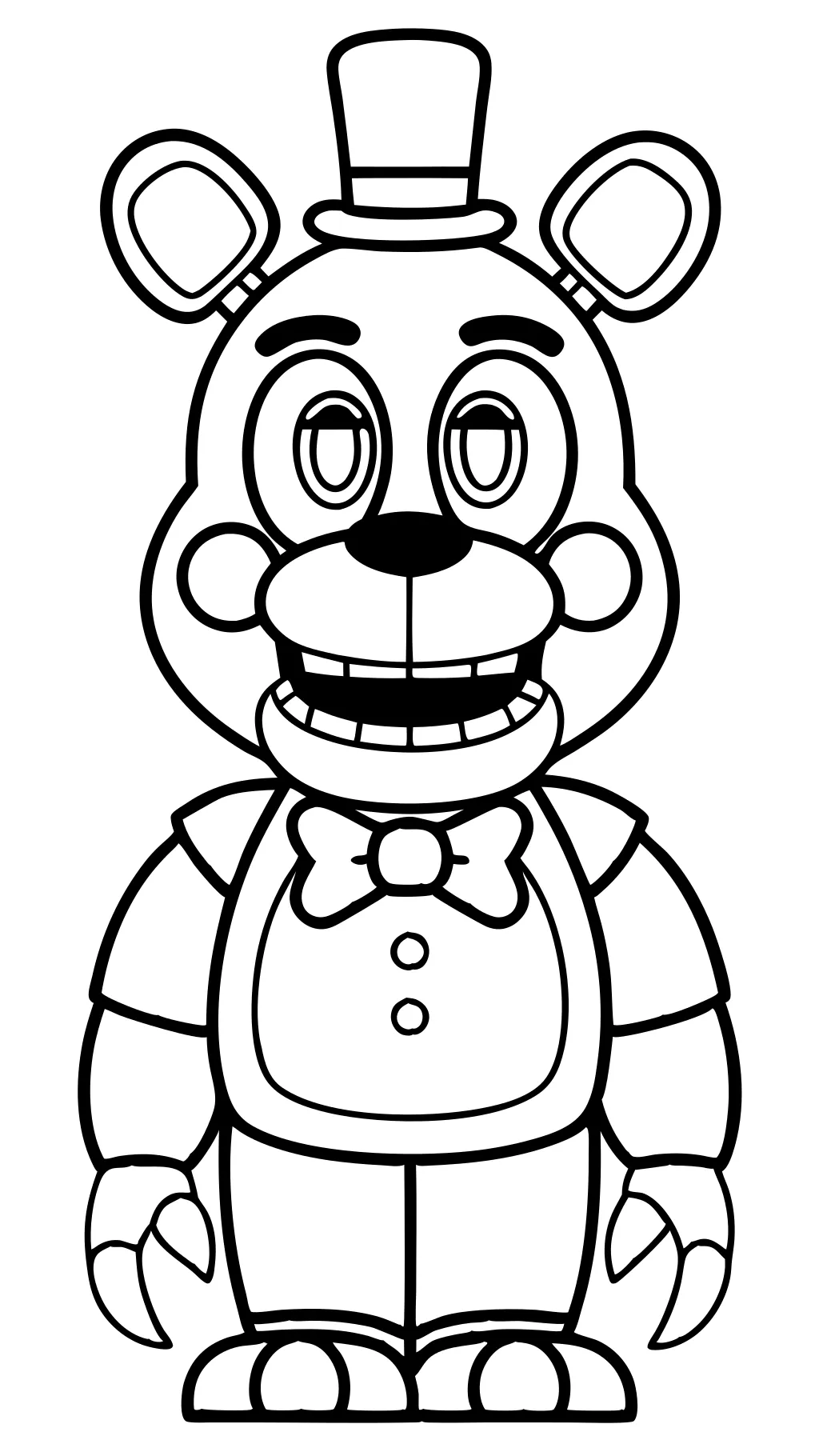 pages à colorier fnaf 2